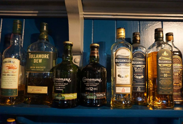 Selection of Tullamore, Connamara & Bushmills Irish Whiskey