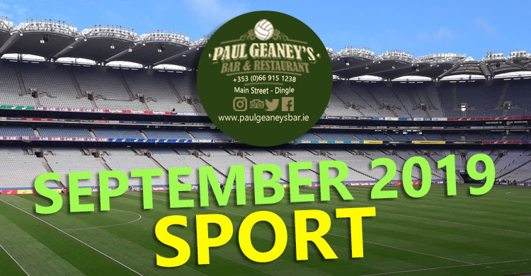 September 2019 Line Up at Paul Geaney's Bar & Restaurant Dingle Wild Atlantic Way