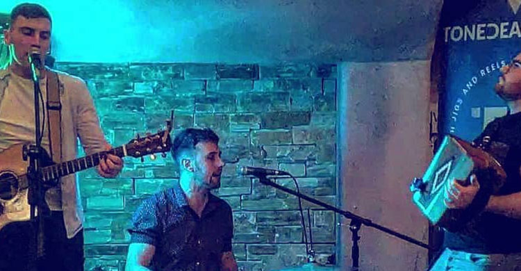 Tone Deaf LIVE on stage at Paul Geaney's Batr Restaurant Dingle Wild Atlantic Way.