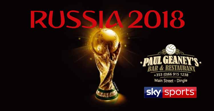 World Cup Live Sport at Paul Geaney's Bar & Restaurant Dingle Wild Atlantic Way